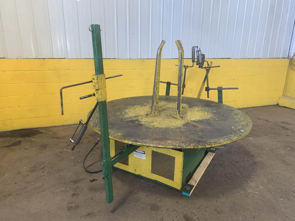 7000 Lb. ACCRA MODEL D-60F PALLET TYPE HORIZONTAL MOTORIZED UNCOILER, 1996,