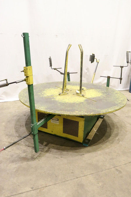 7000 Lb. ACCRA MODEL D-60F PALLET TYPE HORIZONTAL MOTORIZED UNCOILER, 1996,