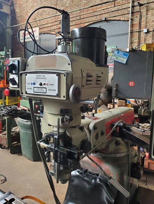 837 MICROCUT Mill, 10 x 48 Table, Proto Trak Control, 3 HP