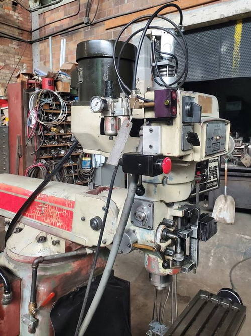 837 MICROCUT Mill, 10 x 48 Table, Proto Trak Control, 3 HP