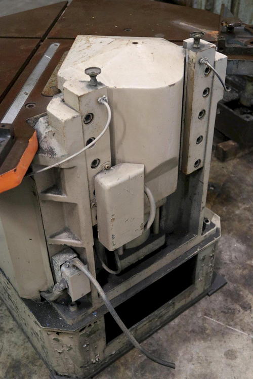 1/8 x 8-5/8 x 8-5/8 AMADA Notcher, 10 Ton, 36-1/2 Table Height, 3 HP