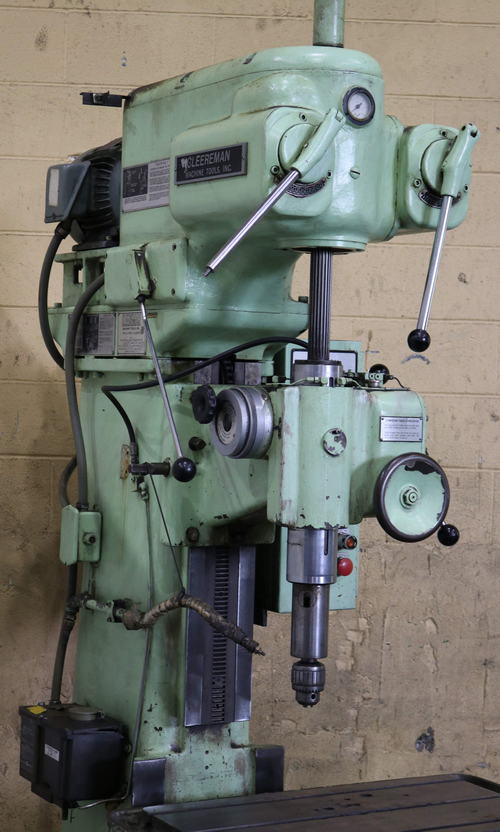 30 CLEEREMAN Single Spindle Layout Drill, 30 x 16 Work Table, 7-1/2 HP