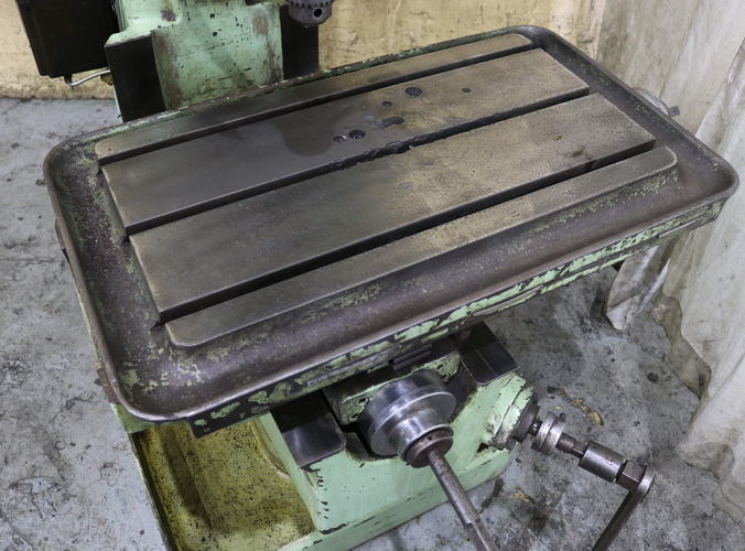 30 CLEEREMAN Single Spindle Layout Drill, 30 x 16 Work Table, 7-1/2 HP