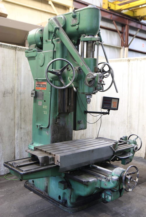 2A PRATT & WHITNEY Jig Borer, 44 x 22 Table, 6 to 30 Nose to Table, 10 HP