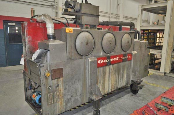 13 W x 10 H GERREF 2 Stage Parts Washer, Electric Heat, Exhaust/Mist Hood