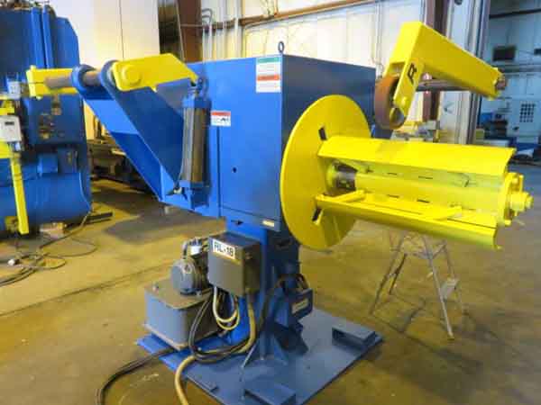 6000 Lb COE MODEL CIR-DE-6024 D.E. UNCOILER W/COE MODEL CPPS-225-24 STRAIGHTENER