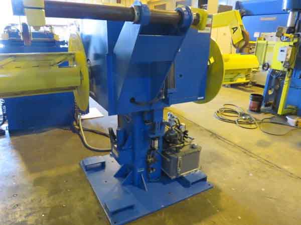 6000 Lb COE MODEL CIR-DE-6024 D.E. UNCOILER W/COE MODEL CPPS-225-24 STRAIGHTENER