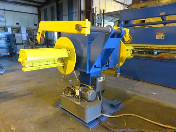 6000 Lb COE MODEL CIR-DE-6024 D.E. UNCOILER W/COE MODEL CPPS-225-24 STRAIGHTENER