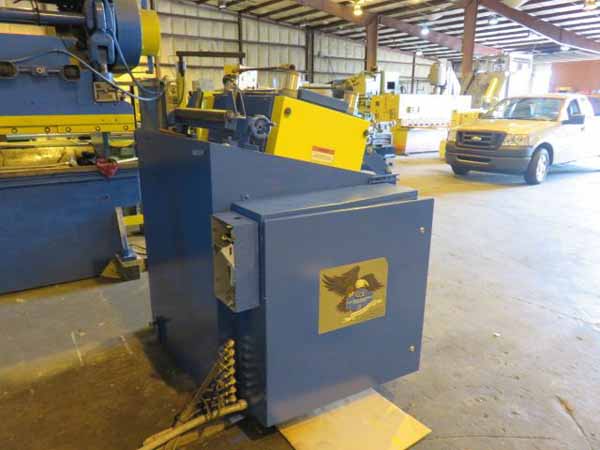 6000 Lb COE MODEL CIR-DE-6024 D.E. UNCOILER W/COE MODEL CPPS-225-24 STRAIGHTENER