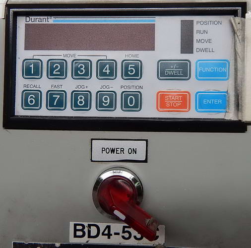 JOSEPH 10' Programmable Material Length Stop with Durant Digital Input & Display