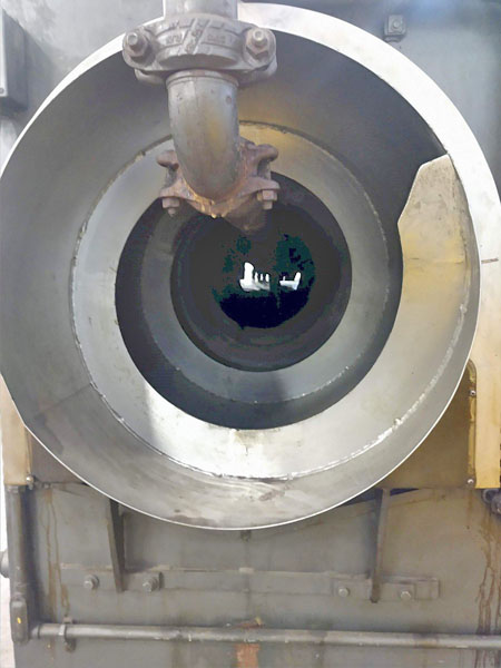 23.5 Dia HURRICANE 2-Stage Rotary Drum Parts Washer, Heated Wash/Blow-Off