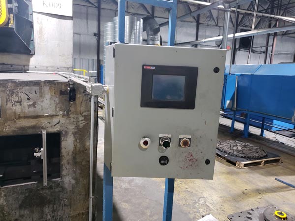 72 W. x 120 H. x 216 L. GEORGE KOCH & SONS CHAIN ON EDGE PAINT BAKE OVEN,