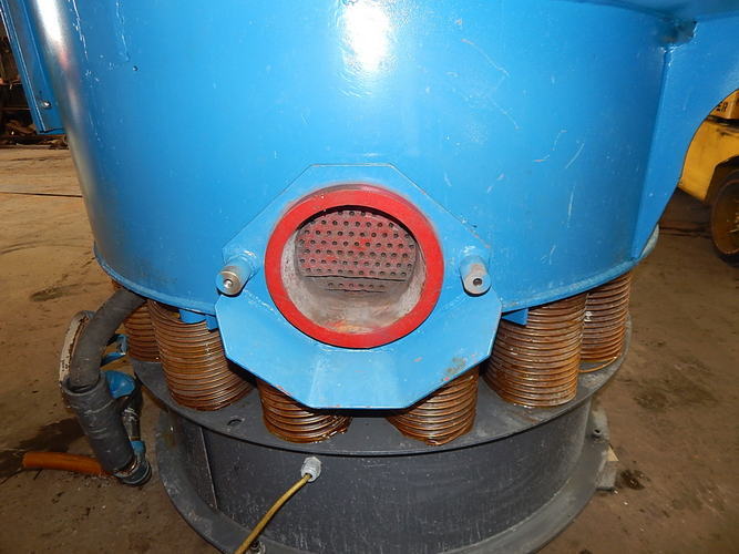 14.8 CuFt WALTHER TROWAL Vibratory Bowl, 250mm Max Work, 4398 cm2 Screen Area