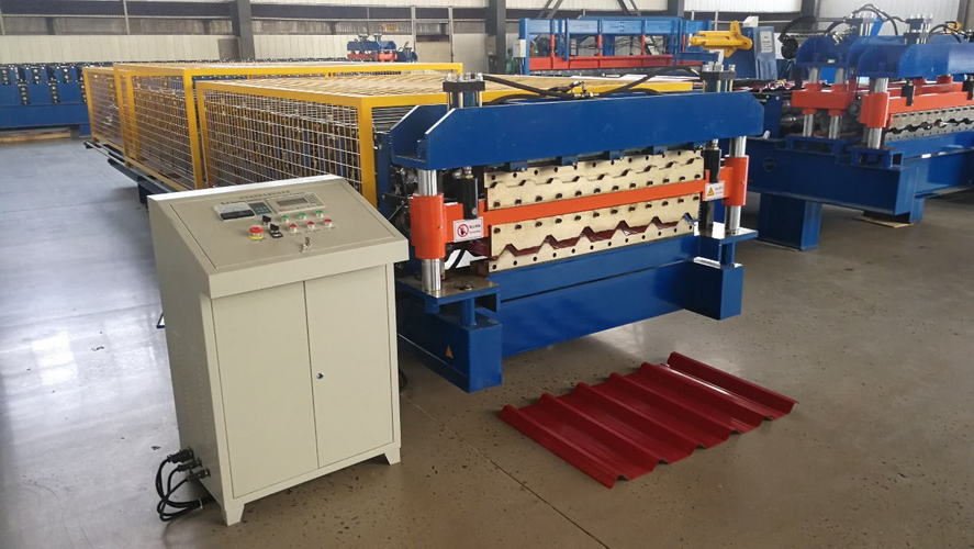 13-Stand Double Deck Roll Forming Line, 75mm Spdl, 1200mm x .3mm to .7mm Cap