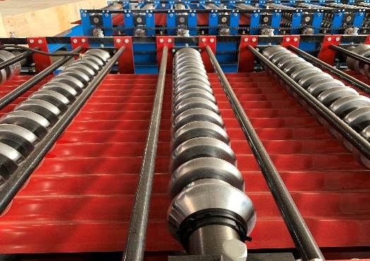 13-Stand Double Deck Roll Forming Line, 75mm Spdl, 1200mm x .3mm to .7mm Cap