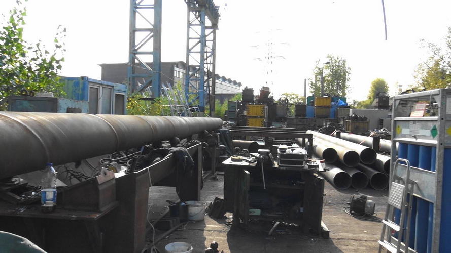 2000mm x 16mm EMIL WOLF Spiral Pipe Mill, 6M to 24M Length, 50,000 Lb Coil