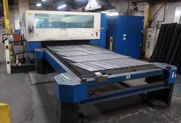 5000 Watt TRUMPF Laser, 120 x 60 Table, .75 Steel/.50 Stainlesss/.50 Alum