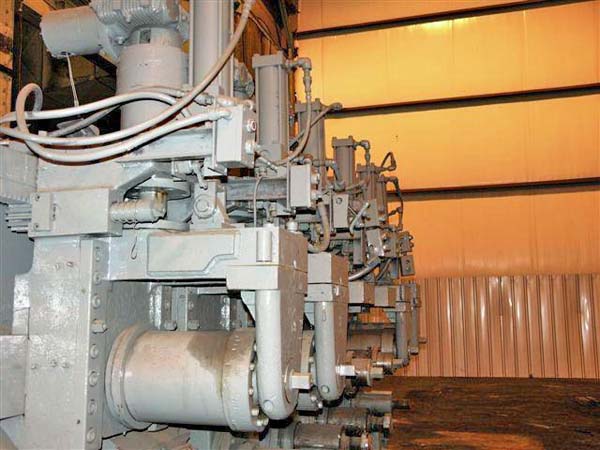 BLAW KNOX/MEDART MODEL 6 11-ROLL SINGLE PLANE SHAPE STRAIGHTENER, 1978,