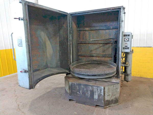 50 Dia x 60 H BETTER ENGINEERING Rotary Table Parts Washer, 2,500 Lbs, 10 HP