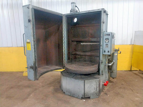50 Dia x 60 H BETTER ENGINEERING Rotary Table Parts Washer, 1,500 Lbs, 7.5 HP