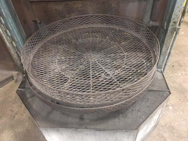 50 Dia x 60 H BETTER ENGINEERING Rotary Table Parts Washer, 1,500 Lbs, 7.5 HP