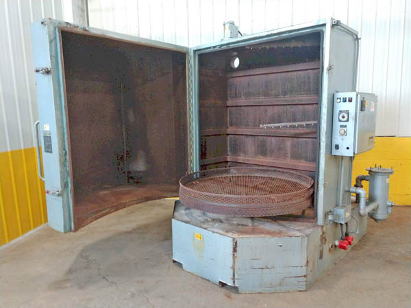 60 Dia x 60 H BETTER ENGINEERING Rotary Table Parts Washer, 2,500 Lbs, 15 HP