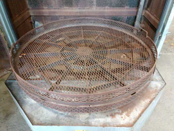 60 Dia x 60 H BETTER ENGINEERING Rotary Table Parts Washer, 2,500 Lbs, 15 HP