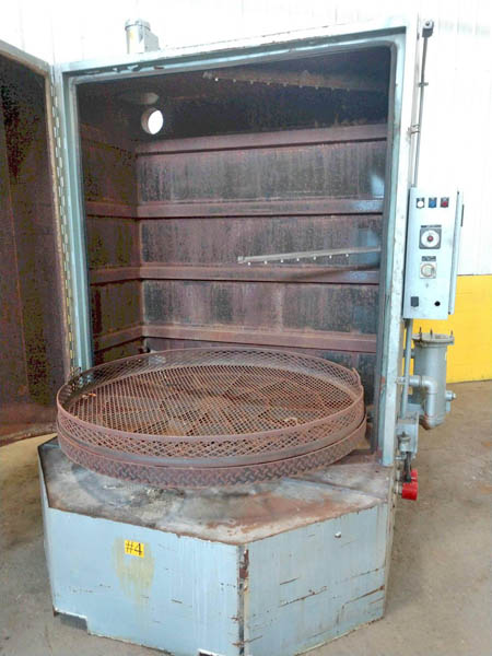 60 Dia x 60 H BETTER ENGINEERING Rotary Table Parts Washer, 2,500 Lbs, 15 HP