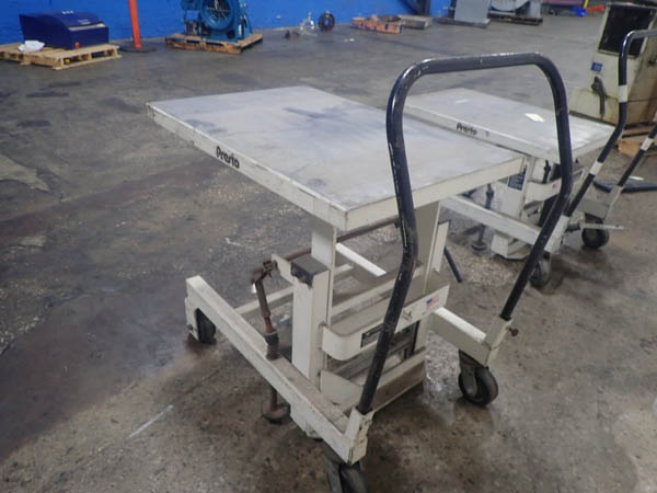 2,000 LB. PRESTO MODEL PL36 LIFT TABLE