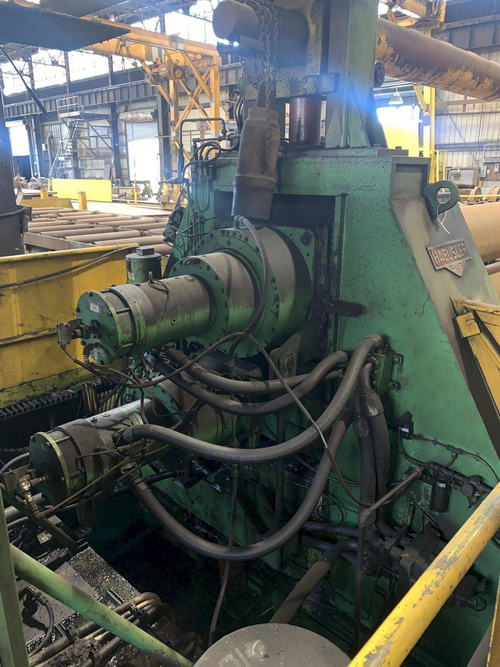 12' x 1-1/2 HAUSLER Plate Bending Roll, 4-Roll, Air Drop End, 150 HP