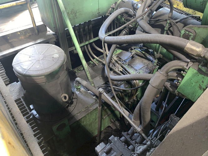 12' x 1-1/2 HAUSLER Plate Bending Roll, 4-Roll, Air Drop End, 150 HP