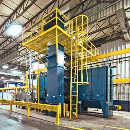 VIKING MODEL MR1296/3072 SHOT BLAST SYSTEM,