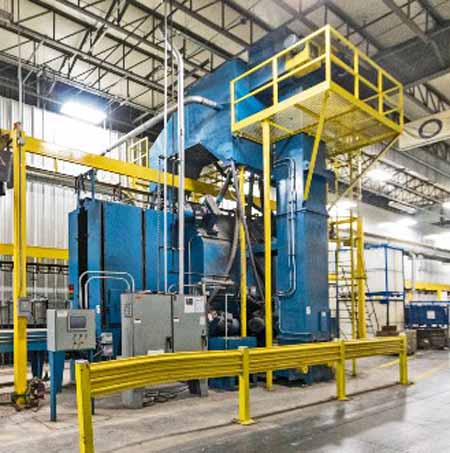 VIKING MODEL MR1296/3072 SHOT BLAST SYSTEM,