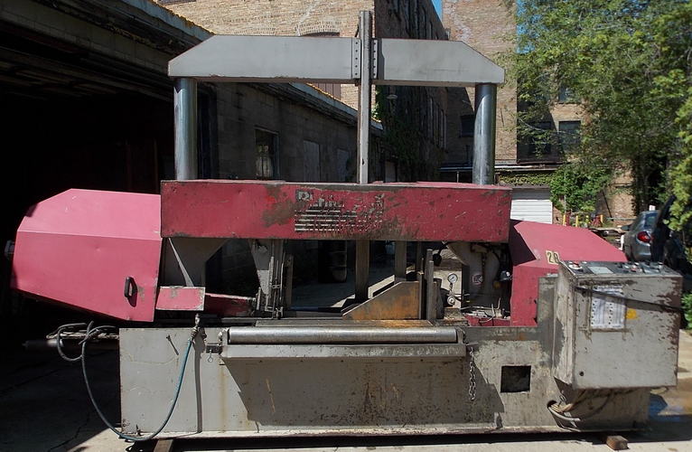 20 x 48 BEHRINGER Model HBP 530 Semi-Automatic Band Saw