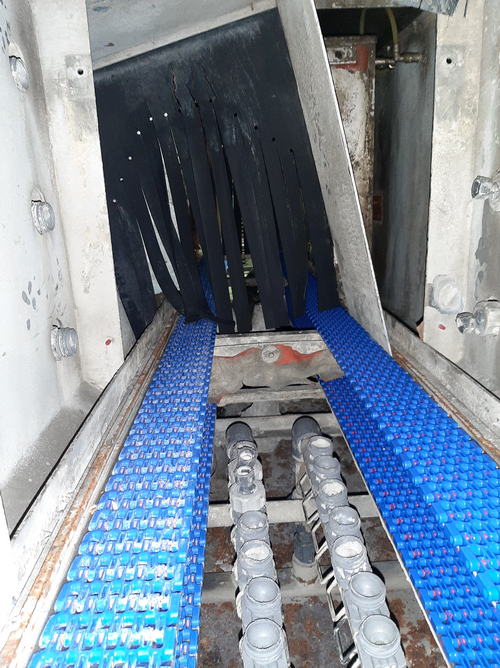 15.5 W x 18 H MIDBROOK Belt Washer, Hot Wash/Regen Blow-Off, Rebuilt 2005