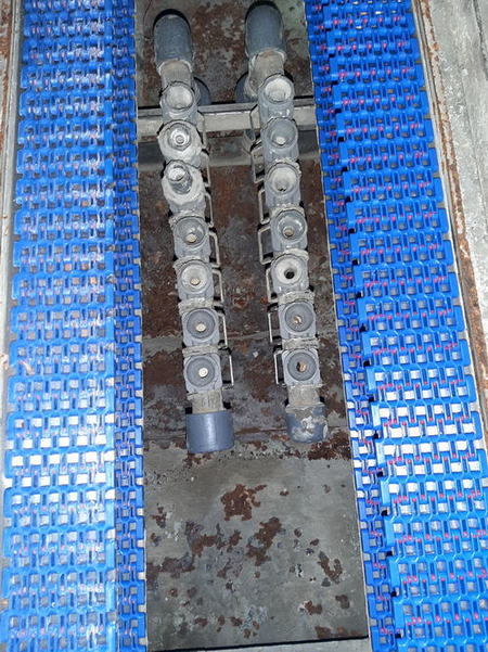 15.5 W x 18 H MIDBROOK Belt Washer, Hot Wash/Regen Blow-Off, Rebuilt 2005