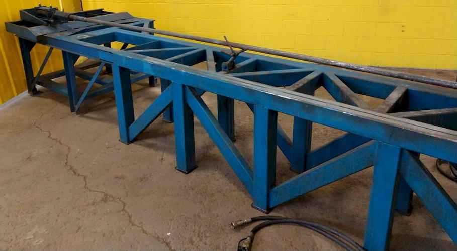 4 WALLACE COAST Hyd Pipe Bender, 10' Mandrel Beam Extension, 25 HP