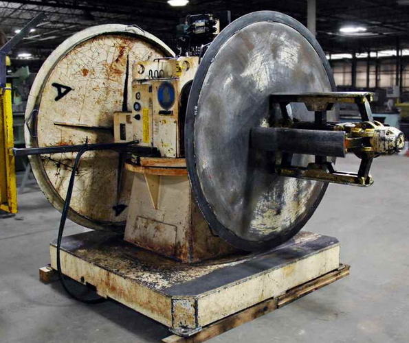 10,000 Lb MICHIGAN ROLL FORM Double End Uncoiler, 16 to 20 ID, 72 OD, 24 W