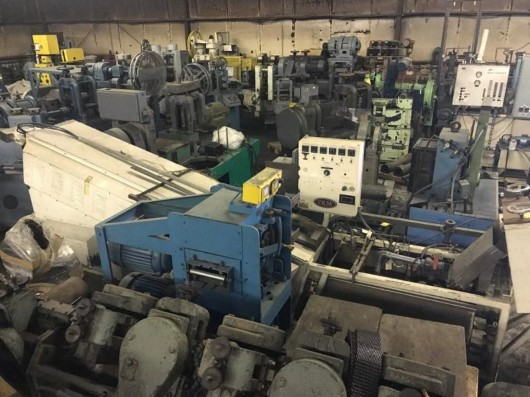 8 W x 3 H x 108 L Strip Annealing Furnace, with Recoiler and Dissociator