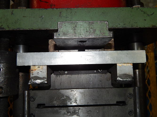 5 Ton PNEU POWR 2-Post Cut-Off Press, 10.5 x 12 Die Space, 16 x 12 Top Plate