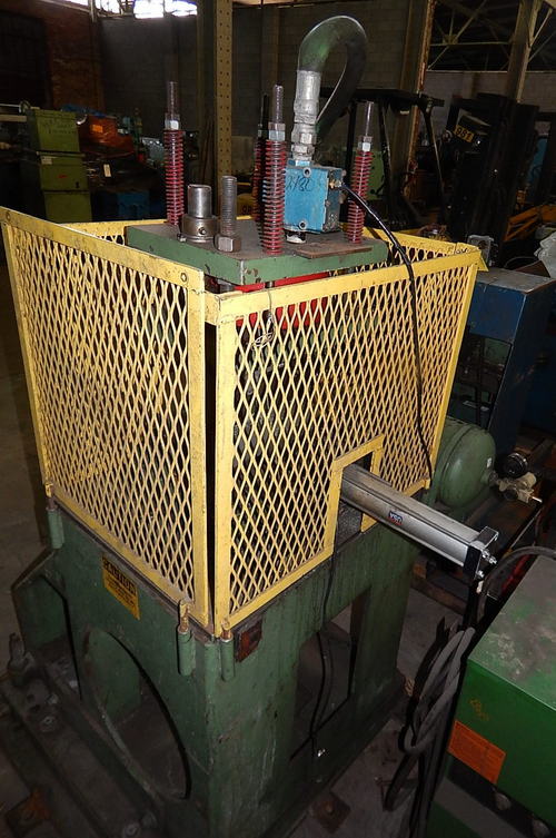 5 Ton PNEU POWR 2-Post Cut-Off Press, 10.5 x 12 Die Space, 16 x 12 Top Plate