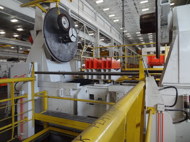 80,000 Lb SESCO Dbl Expanding Mandrel Uncoiler, 20 to 24 ID, 72 OD, 78 Width