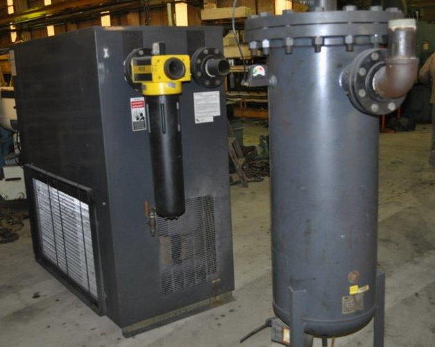 1200 CFM, 220 PSIG ZEKS Air Dryer, R404 Refrigerant, 8 HP, 2006