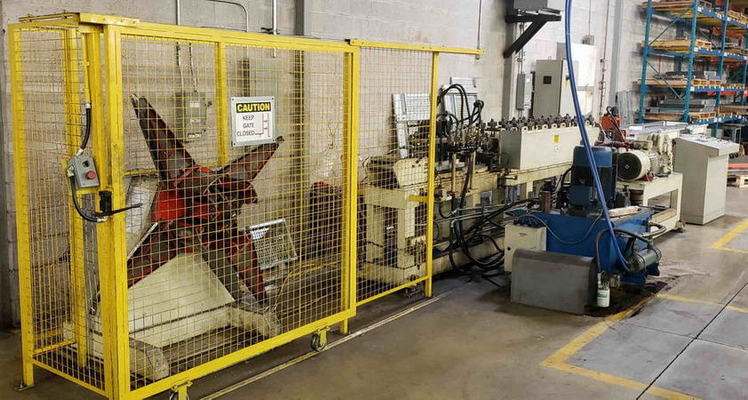 10-Stand SMACO Roll Forming Line, 1.37 Spdl, 8 Width, 4 Vertical