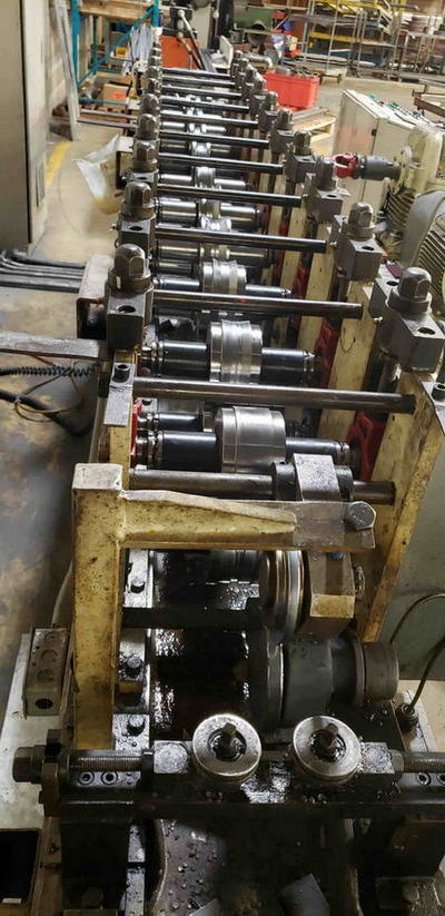 10-Stand SMACO Roll Forming Line, 1.37 Spdl, 8 Width, 4 Vertical