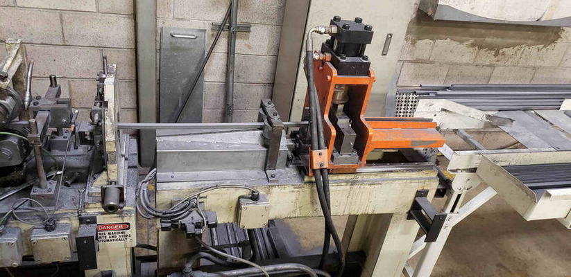 10-Stand SMACO Roll Forming Line, 1.37 Spdl, 8 Width, 4 Vertical