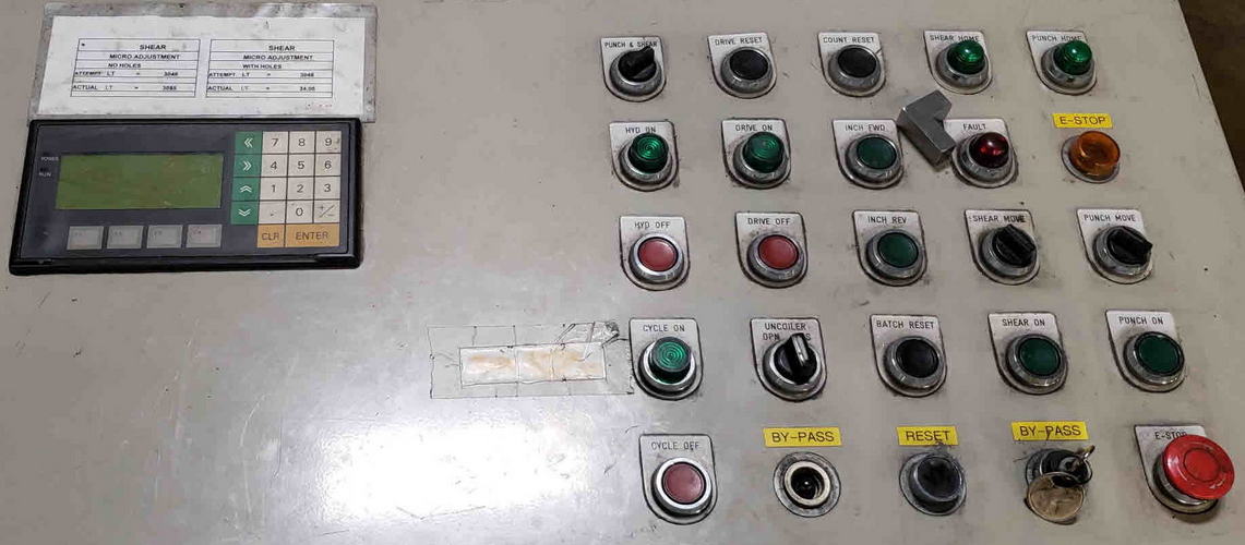 10-Stand SMACO Roll Forming Line, 1.37 Spdl, 8 Width, 4 Vertical
