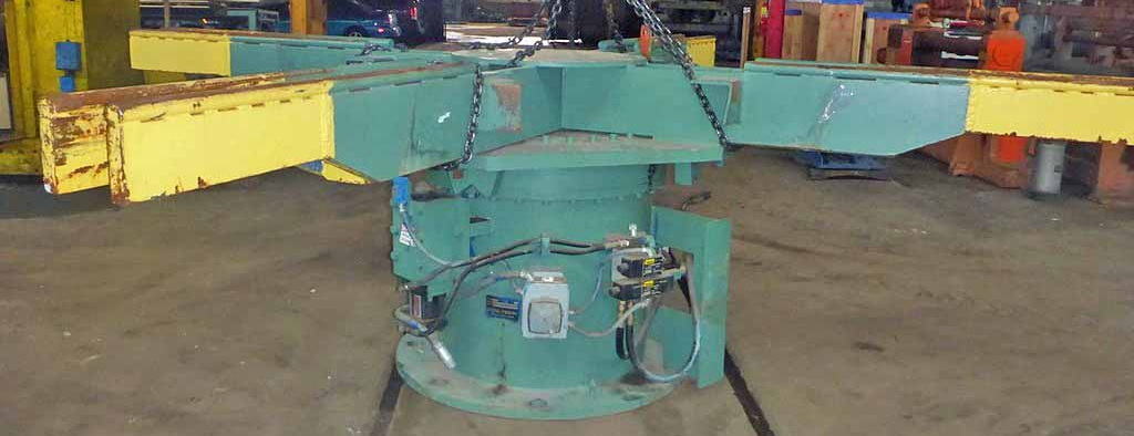 20,000 Lb COILTECH 4-Arm Turnstile, 54 Arms, Powered Rotation