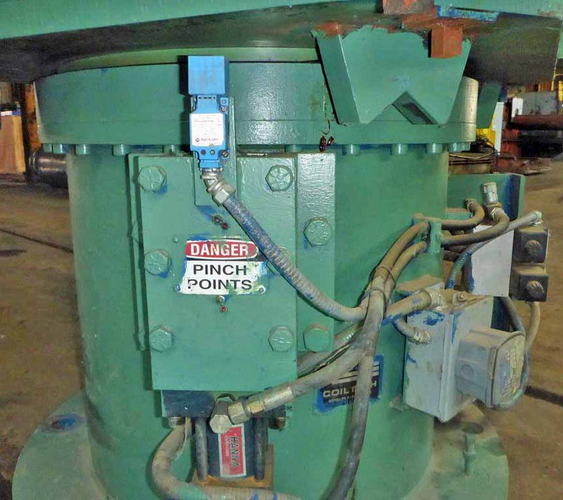 20,000 Lb COILTECH 4-Arm Turnstile, 54 Arms, Powered Rotation