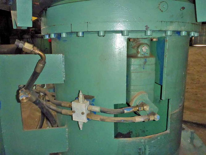 20,000 Lb COILTECH 4-Arm Turnstile, 54 Arms, Powered Rotation